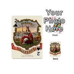 Historical Coat Of Arms Of California Playing Cards 54 (mini) by abbeyz71