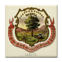 Historical Coat Of Arms Of Dakota Territory Tile Coasters by abbeyz71