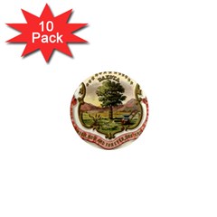 Historical Coat of Arms of Dakota Territory 1  Mini Magnet (10 pack) 