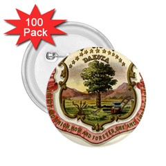 Historical Coat of Arms of Dakota Territory 2.25  Buttons (100 pack) 