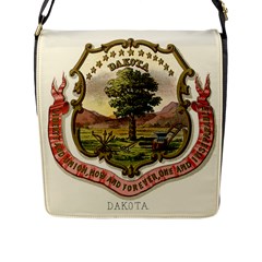 Historical Coat of Arms of Dakota Territory Flap Closure Messenger Bag (L)