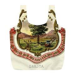 Historical Coat of Arms of Dakota Territory Full Print Recycle Bag (L)