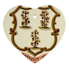 Historical Coat Of Arms Of Connecticut Ornament (heart) by abbeyz71