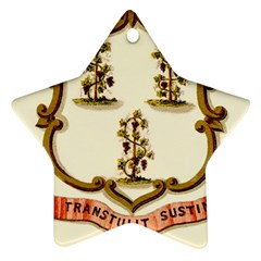 Historical Coat Of Arms Of Connecticut Ornament (star) by abbeyz71