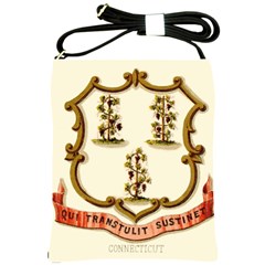 Historical Coat Of Arms Of Connecticut Shoulder Sling Bag by abbeyz71