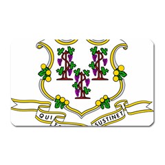 Coat of Arms of Connecticut Magnet (Rectangular)