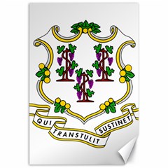 Coat of Arms of Connecticut Canvas 20  x 30 