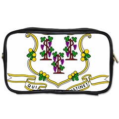 Coat of Arms of Connecticut Toiletries Bag (One Side)