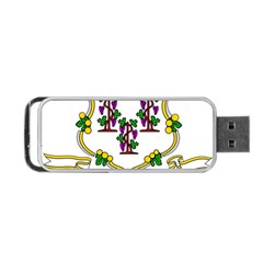 Coat of Arms of Connecticut Portable USB Flash (Two Sides)