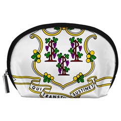 Coat of Arms of Connecticut Accessory Pouch (Large)