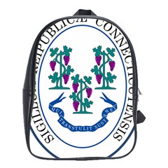 Great Seal Of Connecticut School Bag (xl) by abbeyz71
