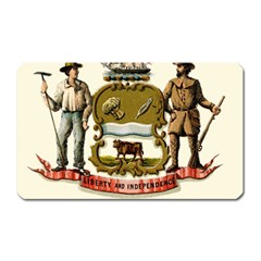 Historical Coat Of Arms Of Delaware Magnet (rectangular) by abbeyz71