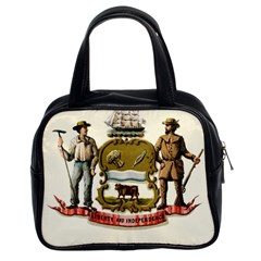 Historical Coat Of Arms Of Delaware Classic Handbag (two Sides) by abbeyz71