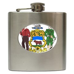 Delaware Coat Of Arms Hip Flask (6 Oz) by abbeyz71