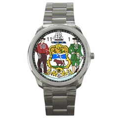 Delaware Coat Of Arms Sport Metal Watch by abbeyz71