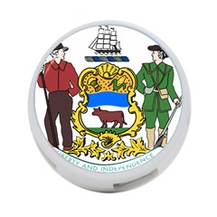 Delaware Coat Of Arms 4-port Usb Hub (two Sides) by abbeyz71