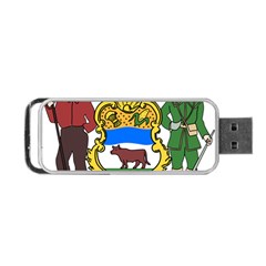 Delaware Coat Of Arms Portable Usb Flash (two Sides) by abbeyz71