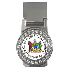 Great Seal Of Delaware Money Clips (cz)  by abbeyz71