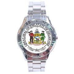 Great Seal Of Delaware Stainless Steel Analogue Watch by abbeyz71