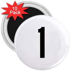 Delaware Route 1 Marker 3  Magnets (10 Pack)  by abbeyz71