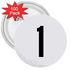 Delaware Route 1 Marker 3  Buttons (100 Pack)  by abbeyz71