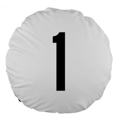 Delaware Route 1 Marker Large 18  Premium Round Cushions
