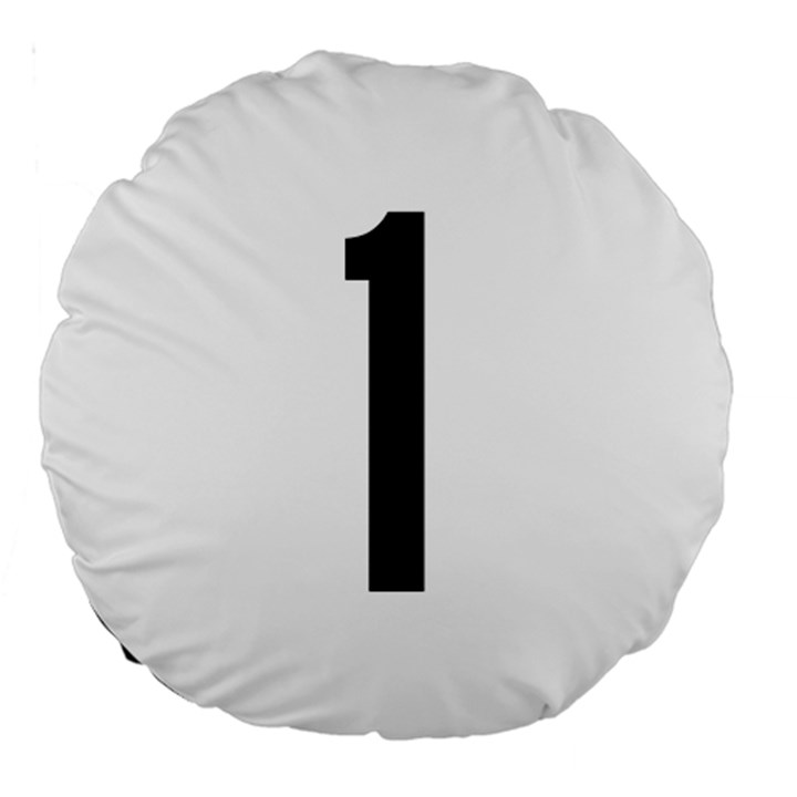 Delaware Route 1 Marker Large 18  Premium Round Cushions