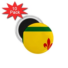 Flag Of The Fransaskois 1 75  Magnets (10 Pack) 