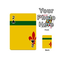 Flag Of The Fransaskois Playing Cards 54 (mini) by abbeyz71