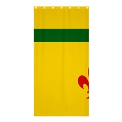 Flag Of The Fransaskois Shower Curtain 36  X 72  (stall) 