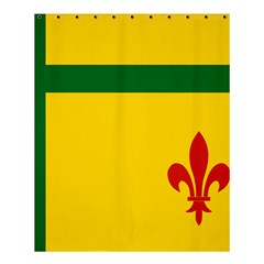 Flag Of The Fransaskois Shower Curtain 60  X 72  (medium)  by abbeyz71
