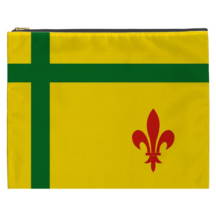 Flag of the Fransaskois Cosmetic Bag (XXXL)