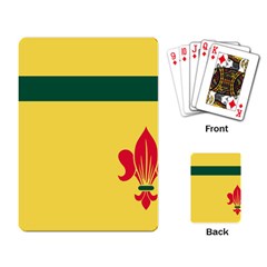 Flag Of The Fransaskois Playing Cards Single Design by abbeyz71