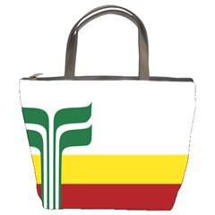 Flag Of Franco-manitobans Bucket Bag by abbeyz71