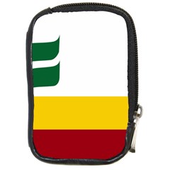 Flag Of Franco-manitobans Compact Camera Leather Case by abbeyz71