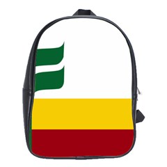 Flag Of Franco-manitobans School Bag (large) by abbeyz71