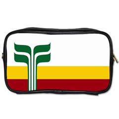 Flag Of Franco-manitobans Toiletries Bag (two Sides) by abbeyz71