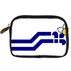 Flag Of The Franco-columbians Digital Camera Leather Case by abbeyz71