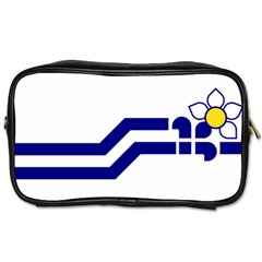 Flag Of The Franco-columbians Toiletries Bag (one Side) by abbeyz71