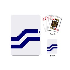 Flag Of The Franco-columbians Playing Cards (mini) by abbeyz71