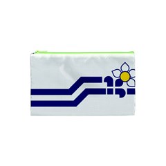 Flag Of The Franco-columbians Cosmetic Bag (xs) by abbeyz71