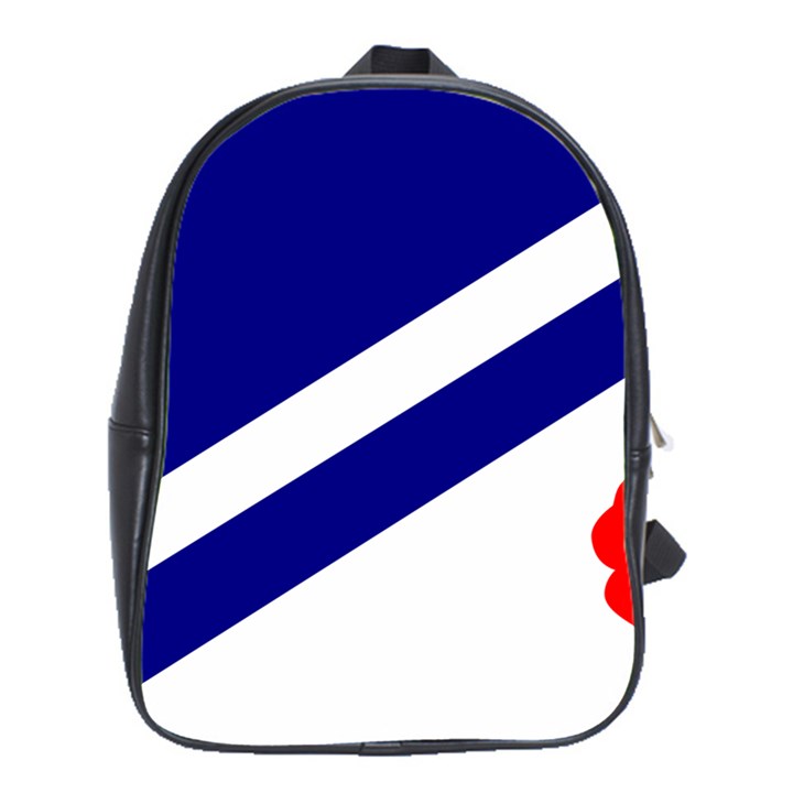 Franco-Albertan Flag School Bag (Large)