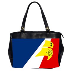 Franco Terreneuviens Flag Oversize Office Handbag (2 Sides) by abbeyz71