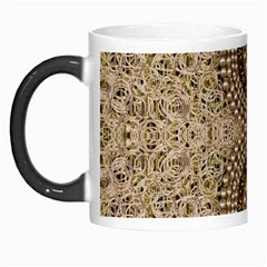 Moon Shine Over The Wood In The Night Of Glimmering Pearl Stars Morph Mugs by pepitasart