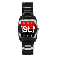 Flag Of Sandinista National Liberation Front Stainless Steel Barrel Watch by abbeyz71