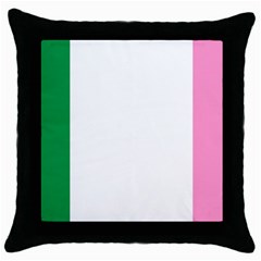 Newfoundland Tricolour Throw Pillow Case (black) by abbeyz71