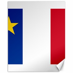 Flag Of Acadia Canvas 11  X 14  by abbeyz71