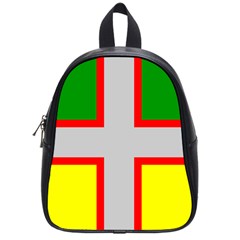 Flag Of Saguenay-lac-saint-jean School Bag (small) by abbeyz71