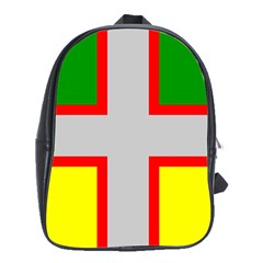 Flag Of Saguenay-lac-saint-jean School Bag (xl) by abbeyz71