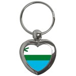 Flag of Labrador Key Chains (Heart)  Front